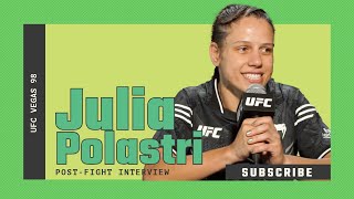 Julia Polastri reflects on win over Cory McKenna at UFC Vegas 98