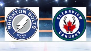 U18 Brighton Bolts v Clearview Canucks