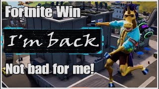 Fornite Win - Im back and wanna get gud🤞🤞 (PS5 gameplay)