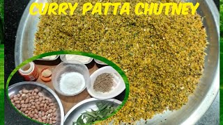 South Indian Style |Curry Patta Ki Chatpati Dry Chutney |Delicious taste😋| Punjabi Kitchen Recipe