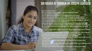 Sir Roger at Church - Essay by Joseph Addison |  Explanation