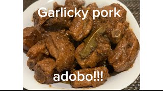 Super yummy garlicky pork spareribs adobo! #cooking  #adobo #filipinofood