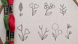 VERY VERY EASY 5 MINUTE EMBROIDERY DESIGNS DRAWING AND STITCHING FOR BEGINNERS