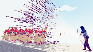 ARCHER GOD VS 100X MELEE UNITS ARMY - TOTALLY ACCURATE BATTLE SIMULATOR