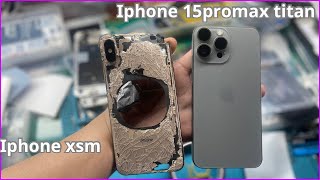 How to convert iphone xsm into iphone 15promax titan