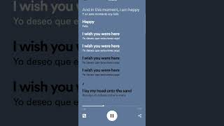 wish you where here - incubus lyrics español/ ingles  (Spotify audio)