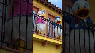 Donald and Daisy Duck Welcome Guests to Disney's Hollywood Studios