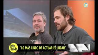 Peter Lanzani y Julio Panno en Otra Trama | 29/7/2017