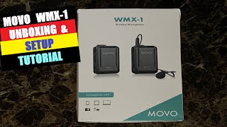 MOVO WMX-1 Setup 2021 - Wireless Lavaliere Microphone System