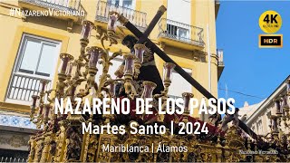 NAZARENO DE LOS PASOS (ROCÍO) | Mariblanca - Álamos | MARTES SANTO 2024 | AM Vera+Cruz