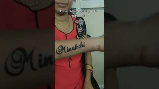 MINAKSHI Name TATTOO