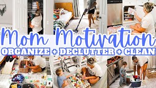 MOM LIFE CLEAN WITH ME 🧽 ORGANIZE + DECLUTTER + CLEANING MOTIVATION | MarieLove