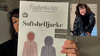 Sewing a Softshell Jacket by Fadenkefer￼ - recent sewing project + quick  look at a simple necklace