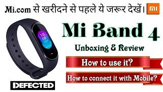 Xiaomi Mi Band 4 Unboxing |FULL REVIEW| How to use Mi Band 4 Full Guide