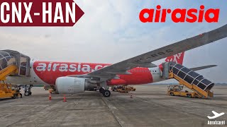 AIR ASIA TRIPREPORT (THAI) | CHIANG MAI - HANOI | AIRBUS A320 | ECONOMY CLASS LOW COST CARRIER 4K