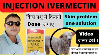 ivermectin injection use in veterinary ivermectin injection. किस किस पशु में कितनी-कितनी Dose लगाएं।