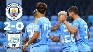 City 2-0 Preston: |Mahrez wonder freekick| ENGLISH Extended Match highlights