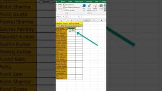 Excel trick: Insert a Checkbox in Excel