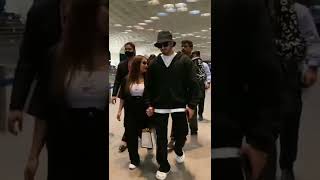 Neha Kakkar and RohanPreet Singh Spotted Airport #nehakakkar #newsong #khushbooopinion #shorts