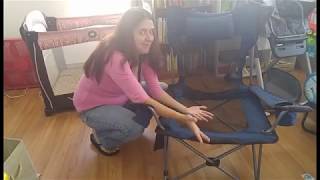 Reclining camping chair by Linyco review/demo