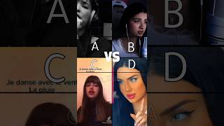 Naz Dej VS Other singers..!? A, B, C, D..!? #اكسبلور #shortvideo #follow #tiktok #subscribe #لايك