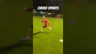 Curved Sprints #speedtraining   #speed #football #soccer #footballtraining #fussball #competition