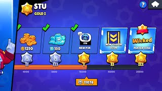 НАЙ-СЕТНЕ СИ ВДИГНАХ STU HA 1-ВИ GOLD!😱 #brawlstars