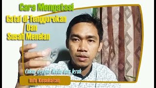 Cara Mengurangi Rasa Gatal Tenggorokan, Dan Susah Menelan