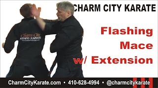 Flashing Mace with extension - Kenpo self defense for a right punch