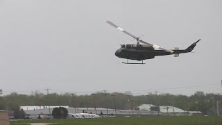 Huey Low Pass at The Flying Field