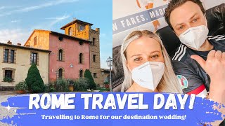 Travelling to Rome for our destination wedding at Zia Cathy’s Country House & Location ✨🇮🇹