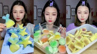 ASMR MUKBANG COOL COLORFUL ICE EATING SOUNDS - ASMR 먹방 COOL 다채로운 얼음 먹는 소리