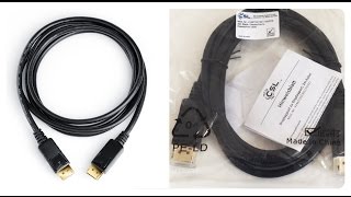 CSL - Ultra HD Displayport 1.2 4K 60 FPS Cable - Cinematic Demo - TeekayTech