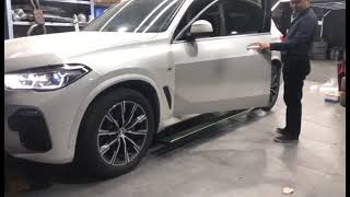 Electric running board with colorful light for BMW X7！