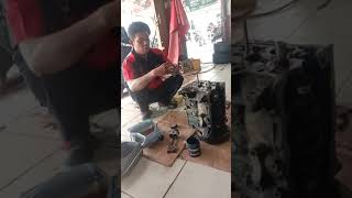 Cara pemasangan piston ring mobil avanza 1.3