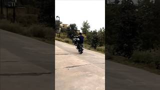 Bajaj ns125 wheelie 🚀 #shortsfeed #wheelie #shortsvideo