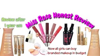 miss rose product review after 1 year use |glowing makeup base | affordable