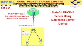 CCNA DAY 51: Configuring the Stateful DHCPv6 Server on a Dedicated Server | IPv6 DHCPv6 Server