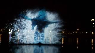 doctor who a special water-based projection in Cardiff Bay Nov 2023