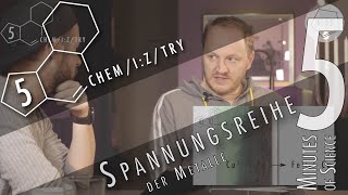 5 Minutes of Science: Spannungsreihe der Metalle