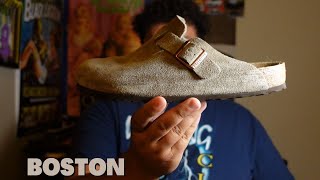 BIRKENSTOCKS BOSTON- CROC KILLER, SIZING, AND REVIEW!