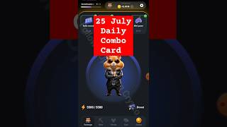 how to unlock 25 July daily combo card hamster Kombat | hamster Kombat daily combo cards