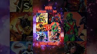 Who’s winning  #3v3 #marvel #vs #dc #fight #comics #superman #sentry #wonderwoman #comictok #fyp