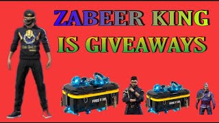 ZABEER KING LIVE / 💎💎DIAMONDS💎💎 GIVEAWAY🎁✨ ZABEER KING GAMING / GARENA FREE FIRE