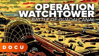 Operation Watchtower – Battle of Guadalcanal (RARE FOOTAGE,Archive, World War 2, History, WW2)