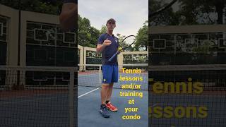 Tennis lessons and/or training at your condo/tennis court in #Singapore #SG #shorts #tennistraining