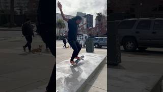 Danny with a manual kick flip out at Pier 7 #skateclips #skatevids #skateboard