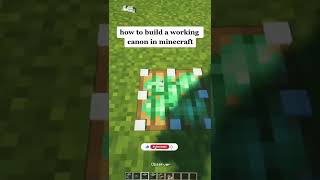 Minecraft: How to make a Working Cannon