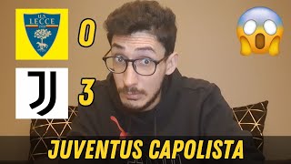 DUSAN VLAHOVIC CONTINUA A STUPIRE 😱 JUVENTUS CAPOLISTA 🤯 LECCE 0-3 JUVENTUS