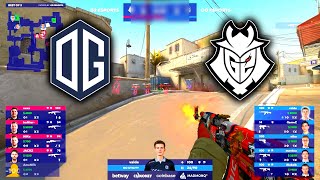 OG vs G2 - BLAST Premier Spring Showdown 2021 - DUST 2 Highlights